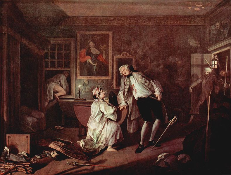 William Hogarth The murder of the count